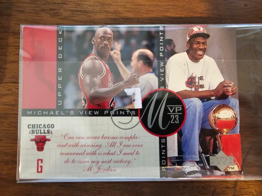 Michael Jordan 1997 Upper Deck #VP10 - View Points - NBA - Jumbo